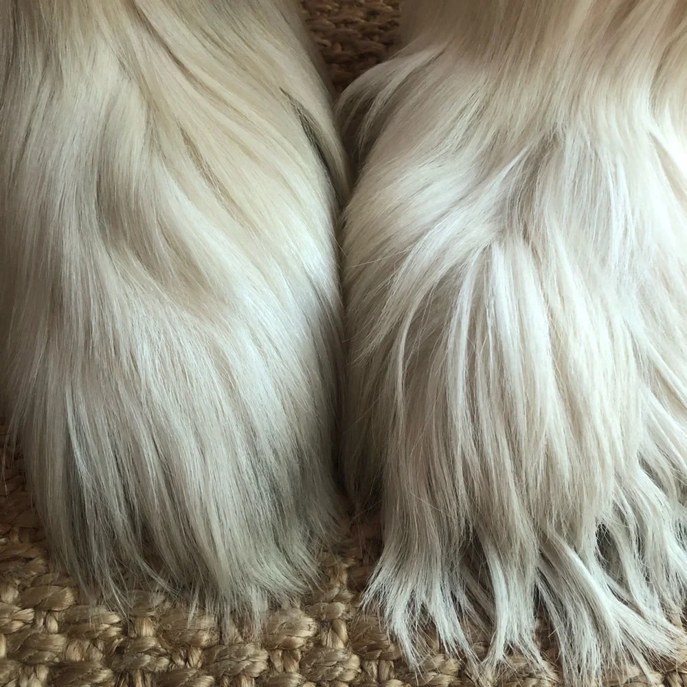New: Vintage 90’s Yeti Goat Hair and Wool Boots. Size 41